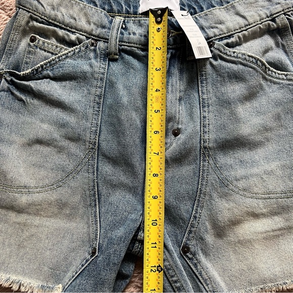 NWT Current/Elliot 100% Cotton Cut Off Denim Shorts Women’s Size 24 - Picture 4 of 7